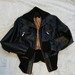 Leather jacket